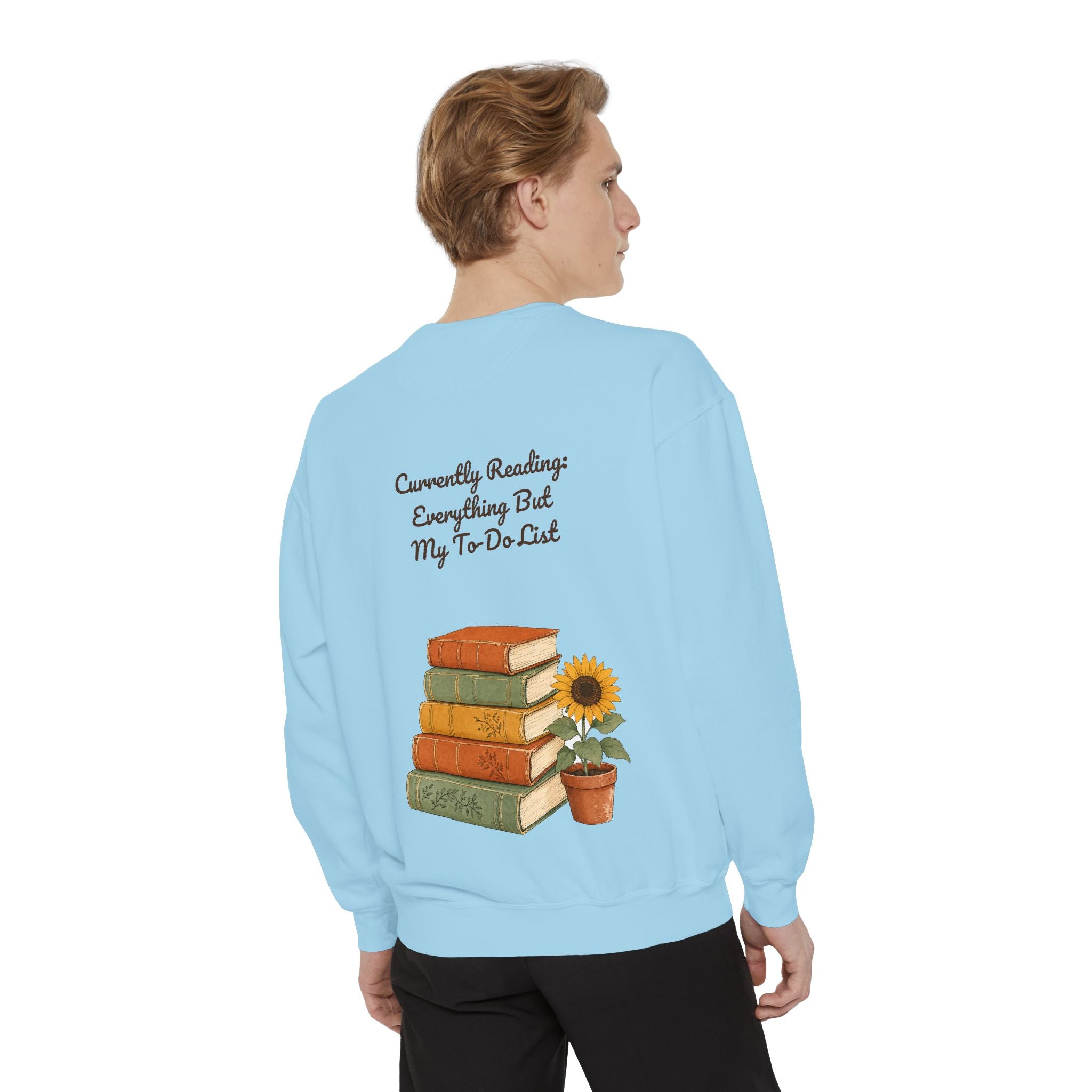 Currently Reading Everything But My To-Do List Shirt, Funny Bookish Tee, Book Lover Reader Gift