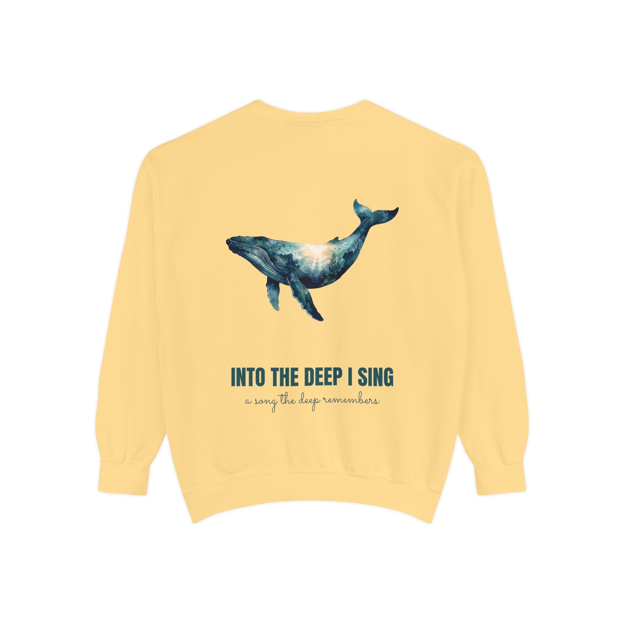 Into the Deep I Sing Shirt, Humpback Whale Double Exposure Tee, Ocean Lover Marine Life Gift, Nautical Sweatshirt