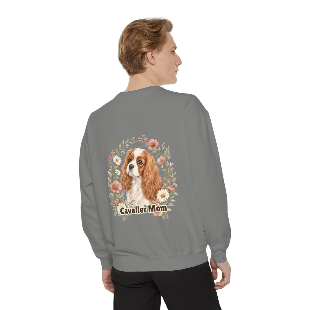 Cavalier Mom Shirt, Cavalier King Charles Spaniel Tee, Dog Mom Gift, Wildflower Dog Lover Sweatshirt
