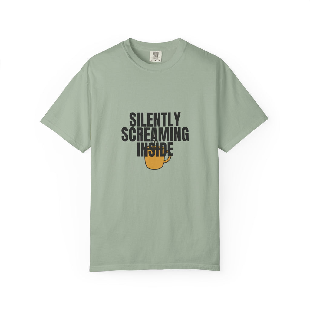 Silently Screaming Inside Shirt, Funny Sarcastic Tee, Coffee Lover Gift, Introvert Humor Sweatshirt