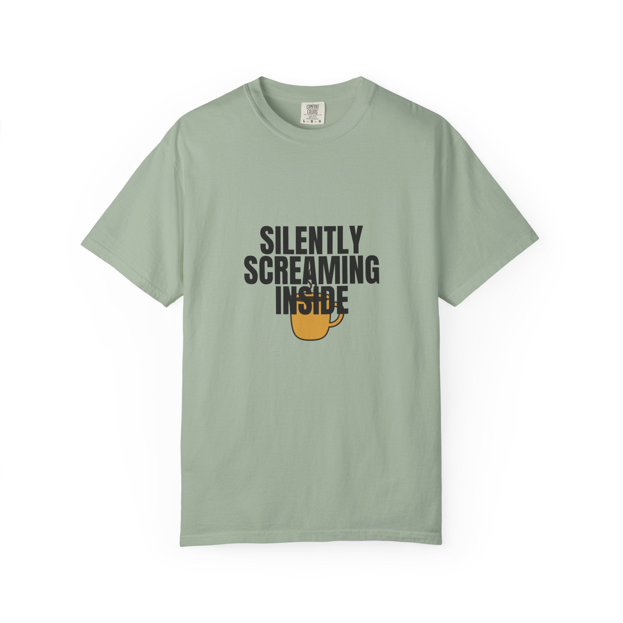 Silently Screaming Inside Shirt, Funny Sarcastic Tee, Coffee Lover Gift, Introvert Humor Sweatshirt