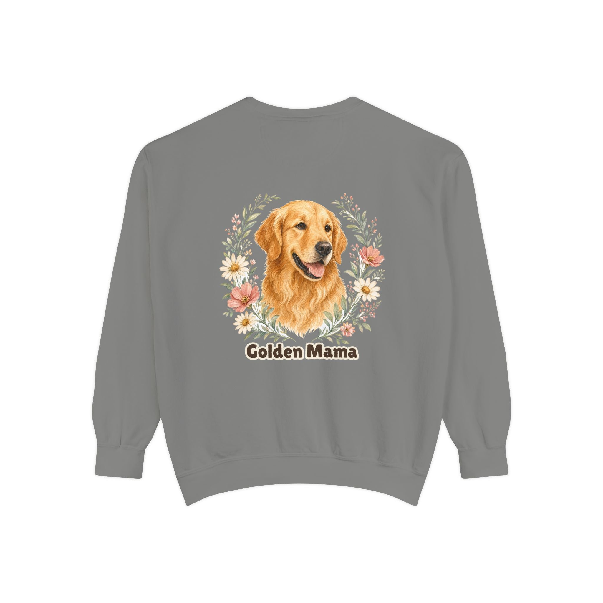 Golden Retriever Mom Shirt, Golden Mama Tee, Dog Mom Gift, Wildflower Dog Lover Sweatshirt, Cute Dog Owner Gift