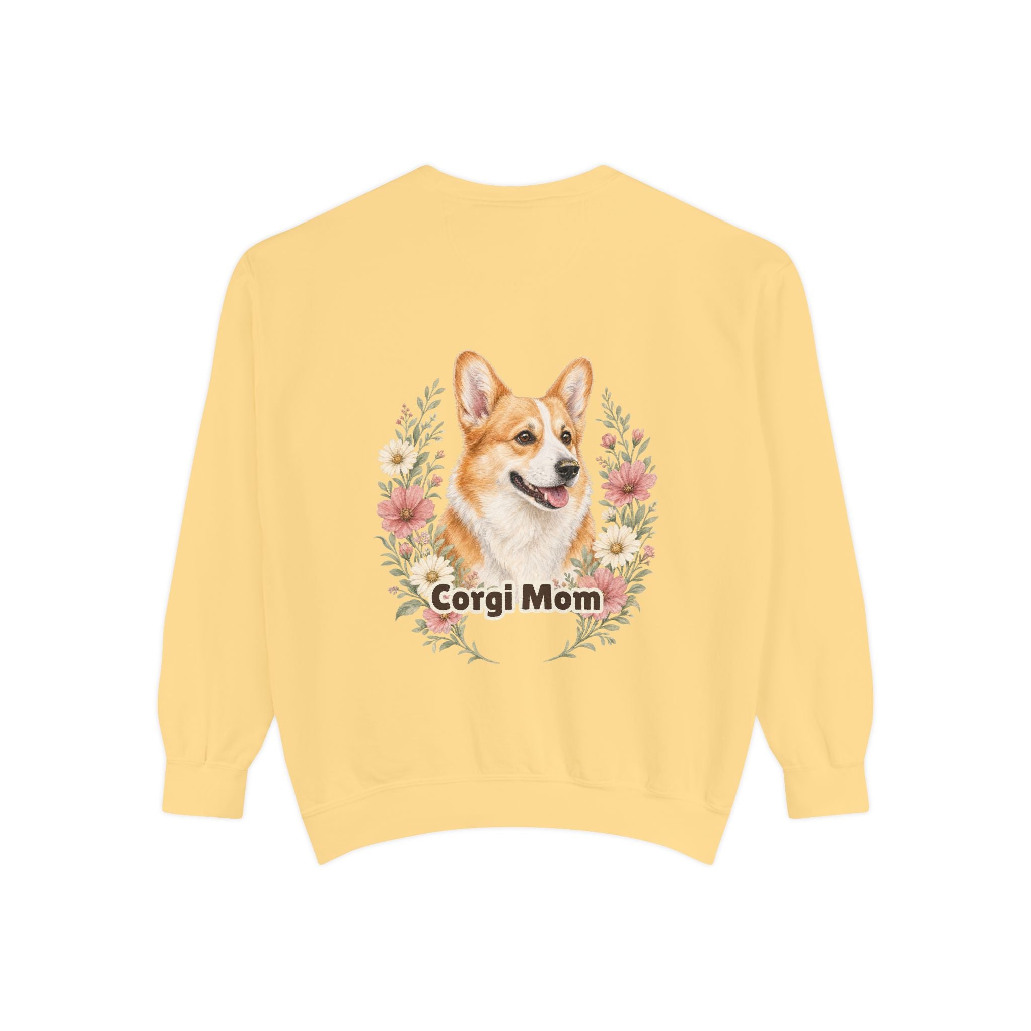 Corgi Mom Shirt, Corgi Mama Tee, Dog Mom Gift, Wildflower Corgi Lover Sweatshirt, Cute Dog Owner Gift