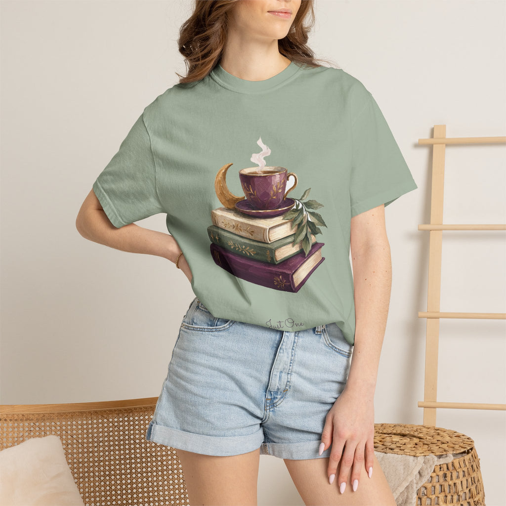Just One More Chapter Shirt, Bookish Reader Tee, Book Lover Cozy Gift, Painterly Reading Sweatshirt
