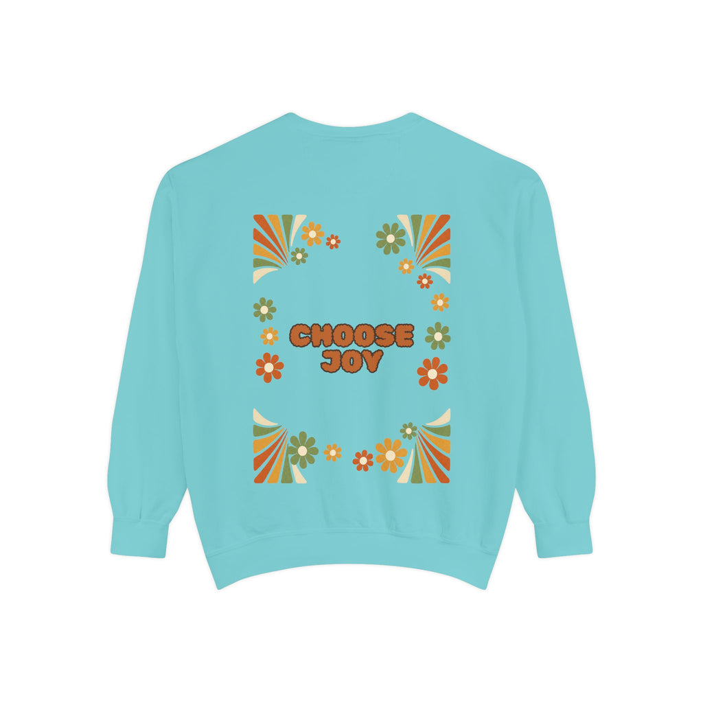 Choose Joy Shirt, Retro Groovy Tee, 70s Aesthetic Gift, Positive Affirmation Sweatshirt