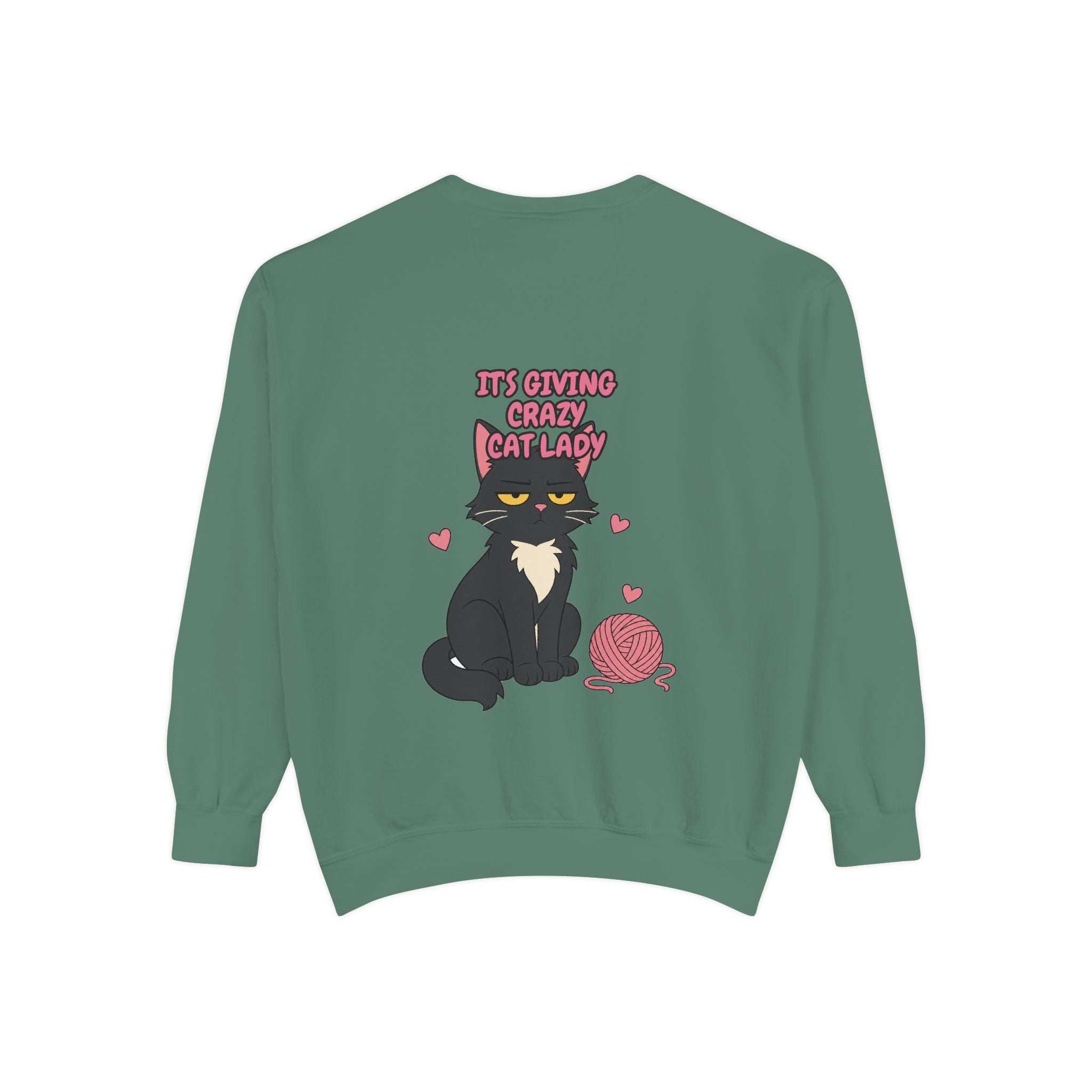 It's Giving Crazy Cat Lady Shirt, Funny Cat Mom Tee, Cat Lover Gift, Sarcastic Cat Owner Sweatshirt