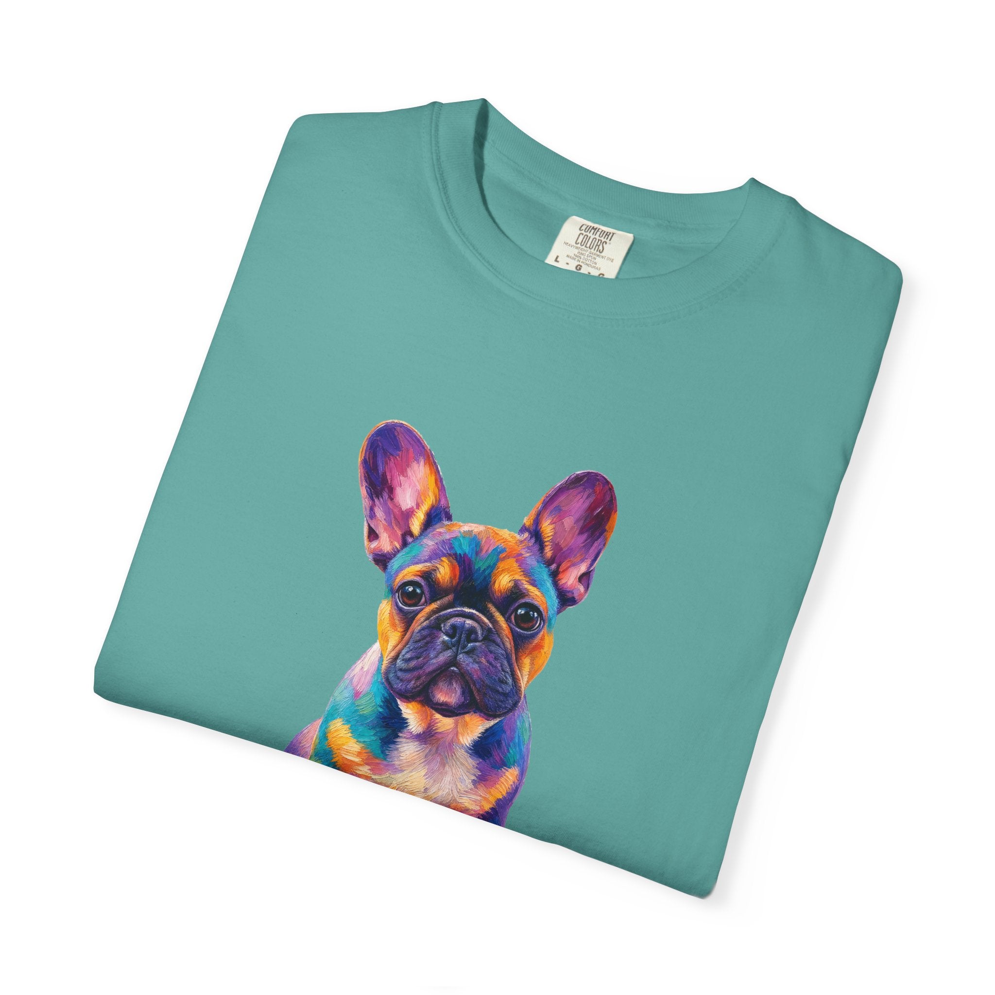 French Bulldog Shirt, My Emotional Support Human Is Offline Tee, Funny Frenchie Dog Mom Gift, Painterly Dog Lover Sweatshirt
