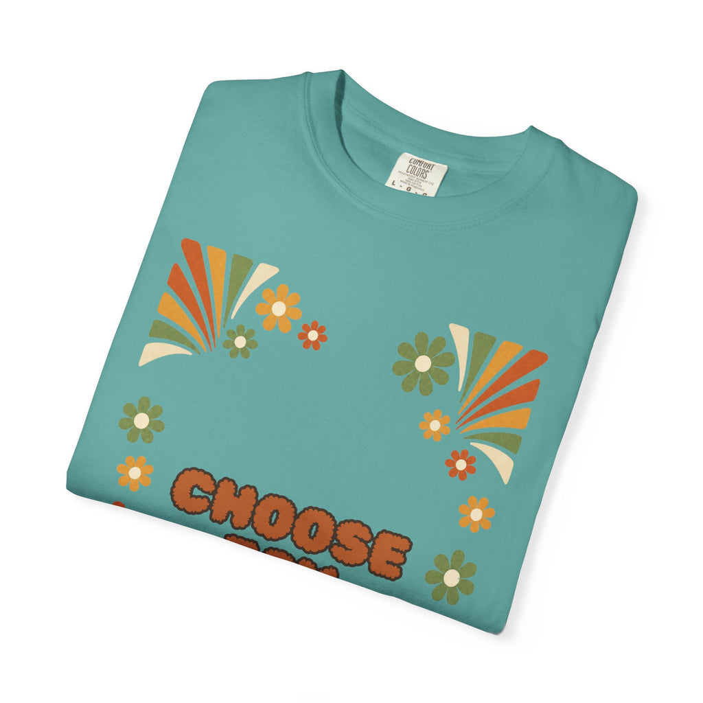 Choose Joy Shirt, Retro Groovy Tee, 70s Aesthetic Gift, Positive Affirmation Sweatshirt