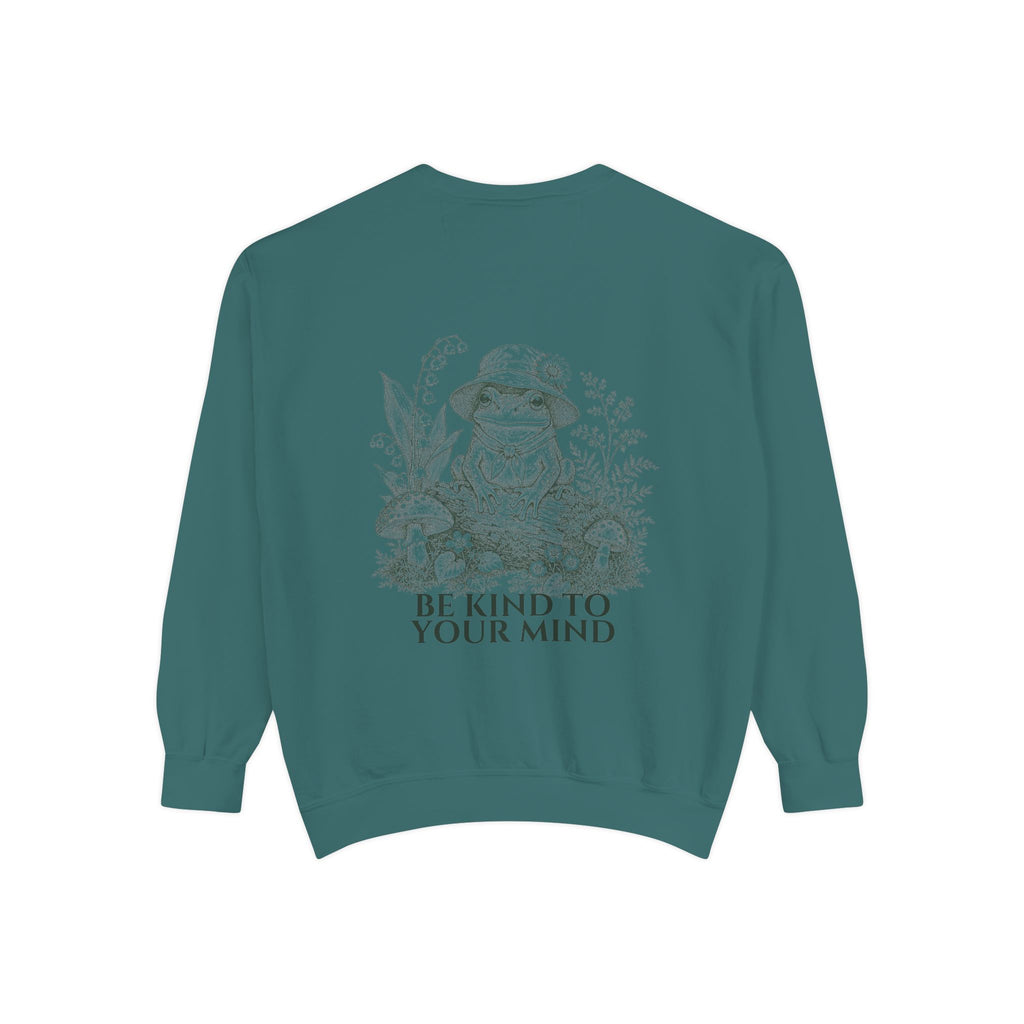 Be Kind To Your Mind Shirt, Cute Frog Tee, Mental Health Awareness Gift, Kawaii Frog Sweatshirt