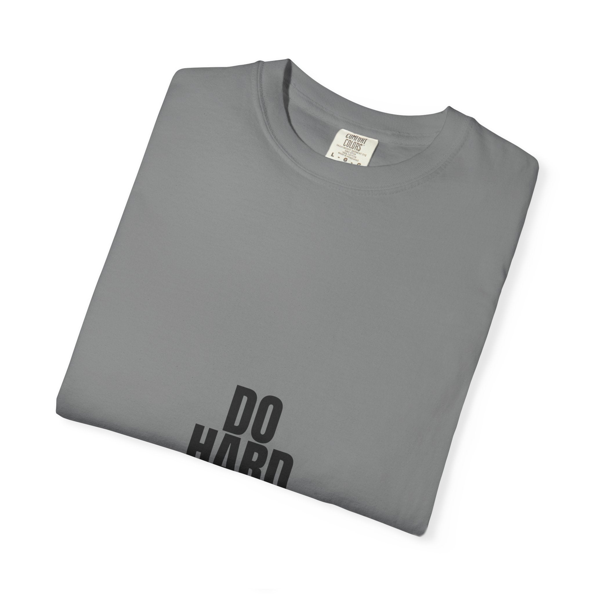 Do Hard Things Shirt, Minimalist Motivational Tee, Gym Fitness Mindset Gift, Bold Typography Sweatshirt