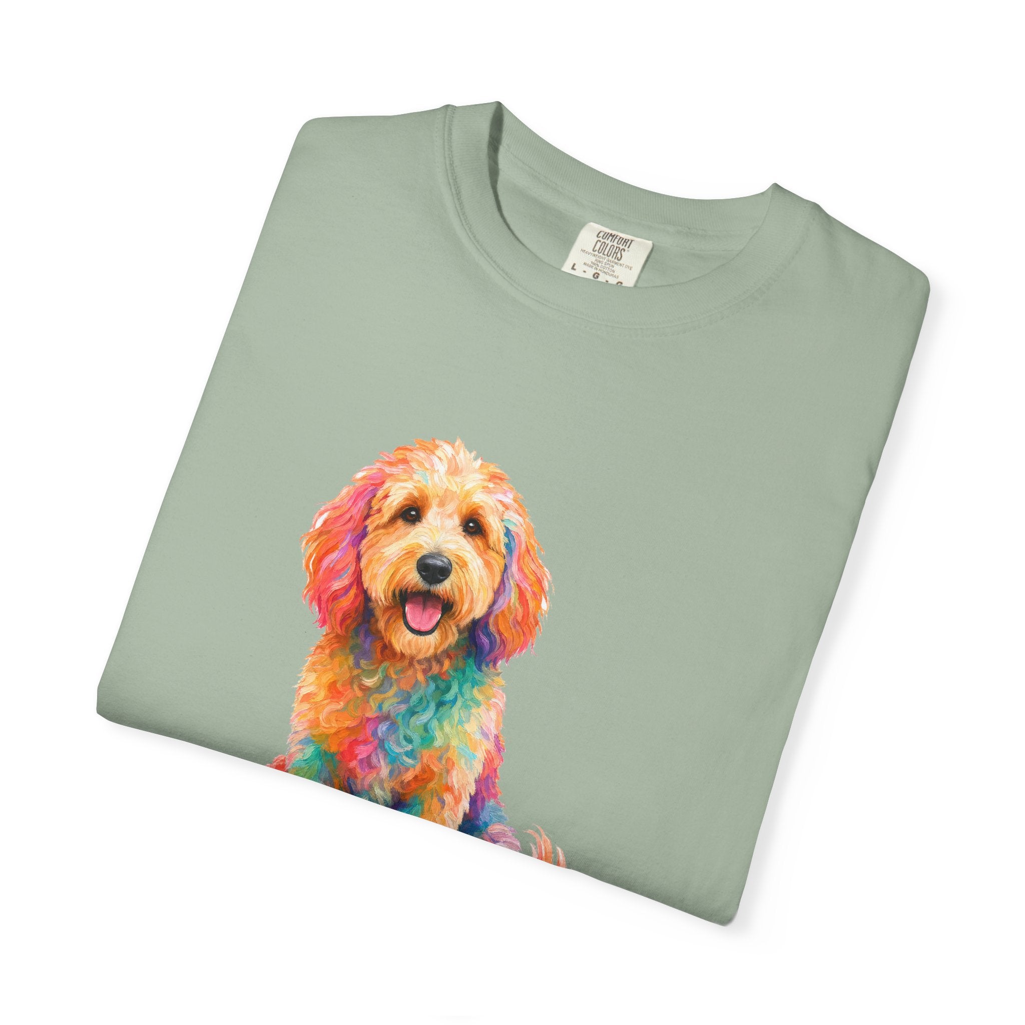 Goldendoodle Shirt, My Emotional Support Human Is Offline Tee, Funny Doodle Dog Mom Gift, Painterly Dog Lover Sweatshirt