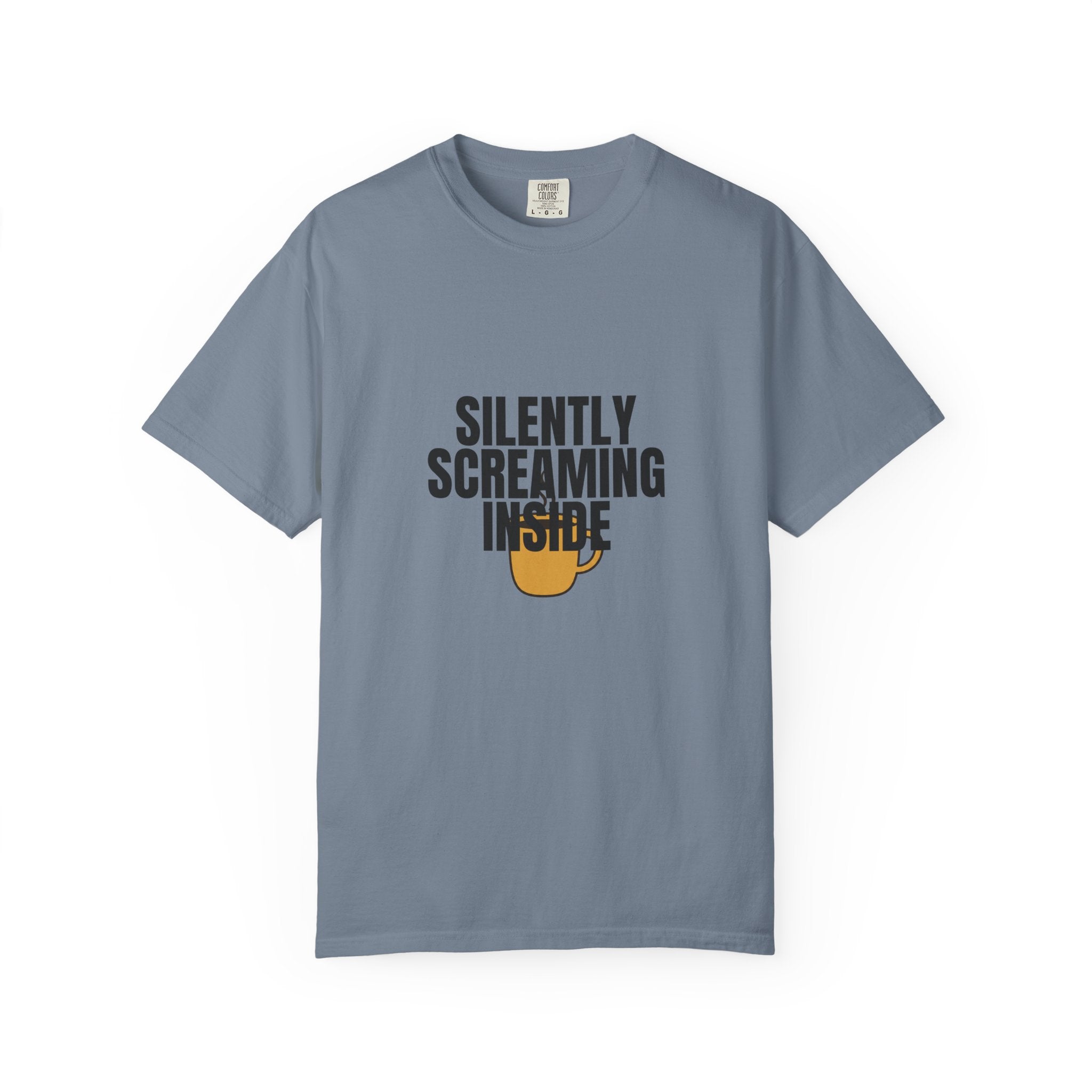 Silently Screaming Inside Shirt, Funny Sarcastic Tee, Coffee Lover Gift, Introvert Humor Sweatshirt