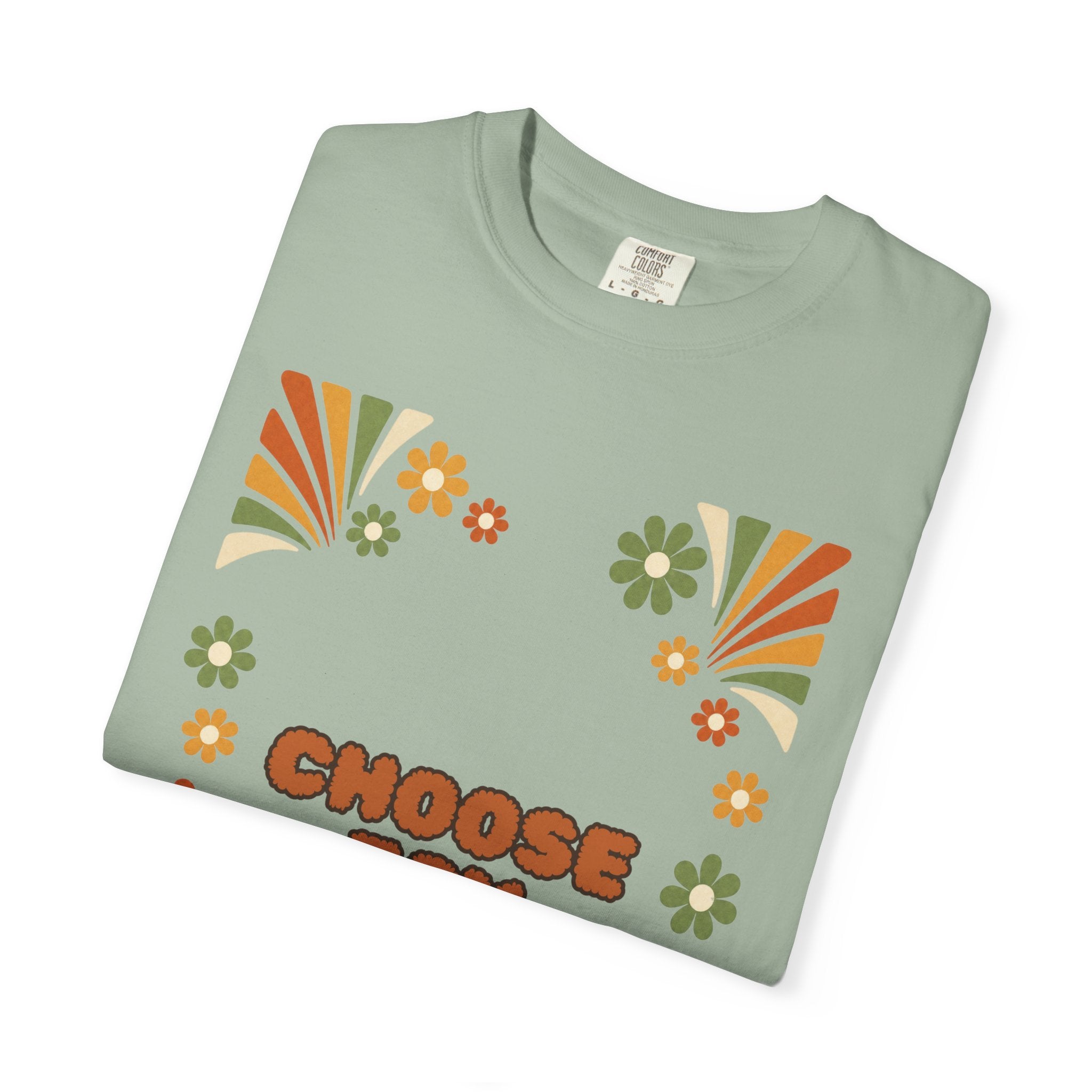 Choose Joy Shirt, Retro Groovy Tee, 70s Aesthetic Gift, Positive Affirmation Sweatshirt