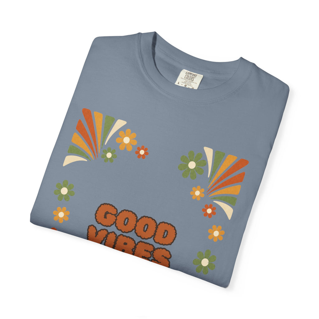 Good Vibes Only Shirt, Retro Groovy Tee, 70s Aesthetic Gift, Positive Affirmation Sweatshirt