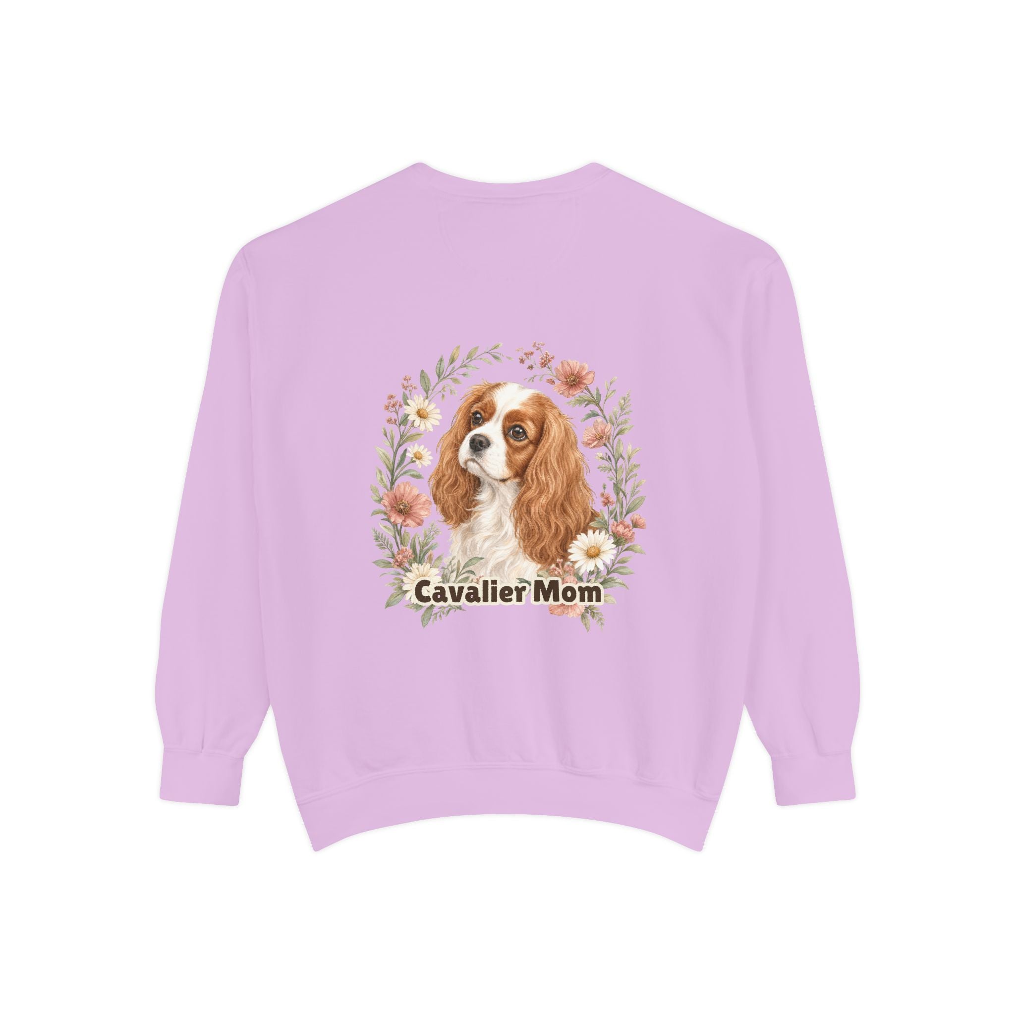 Cavalier Mom Shirt, Cavalier King Charles Spaniel Tee, Dog Mom Gift, Wildflower Dog Lover Sweatshirt