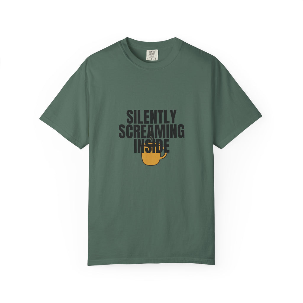 Silently Screaming Inside Shirt, Funny Sarcastic Tee, Coffee Lover Gift, Introvert Humor Sweatshirt