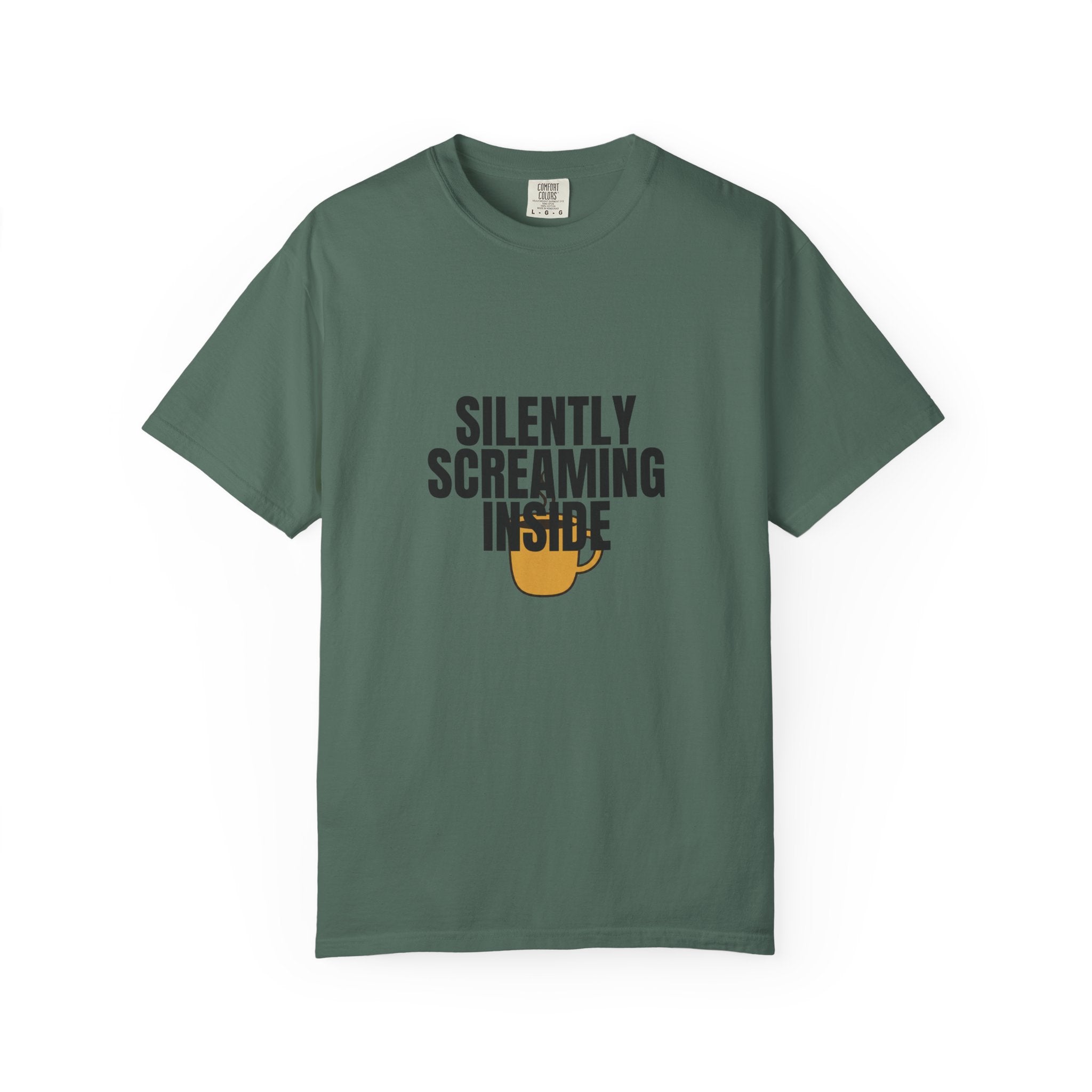 Silently Screaming Inside Shirt, Funny Sarcastic Tee, Coffee Lover Gift, Introvert Humor Sweatshirt