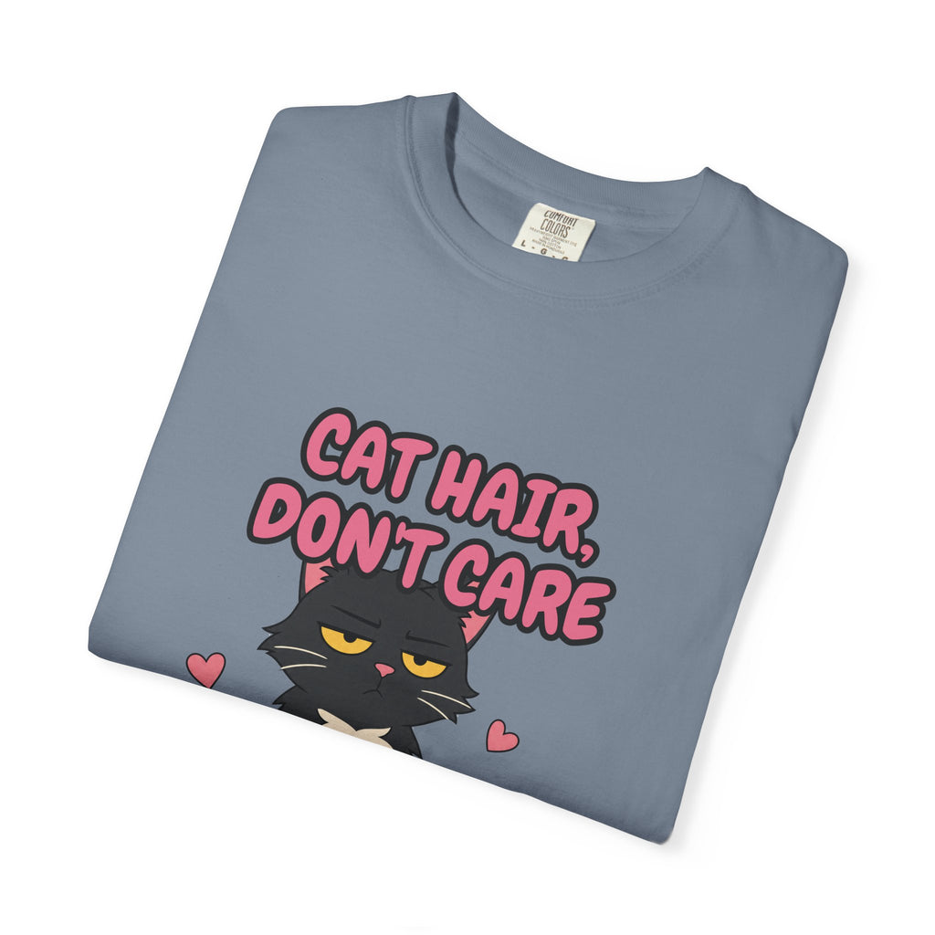 Cat Hair Don't Care Shirt, Funny Cat Mom Tee, Cat Lover Gift, Cat Owner Sweatshirt