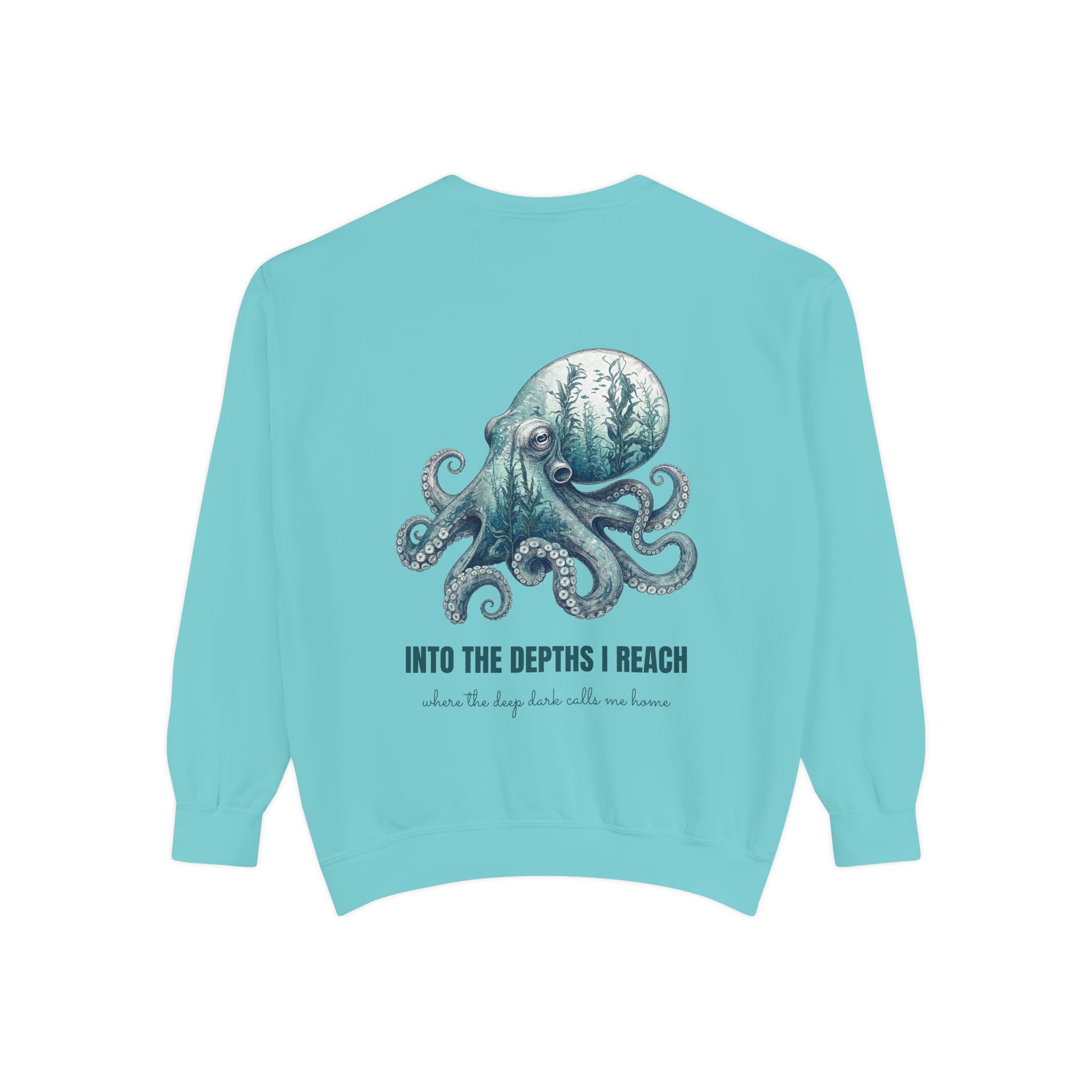 Into the Depths I Reach Shirt, Octopus Double Exposure Tee, Ocean Diver Sea Life Gift, Nautical Marine Sweatshirt
