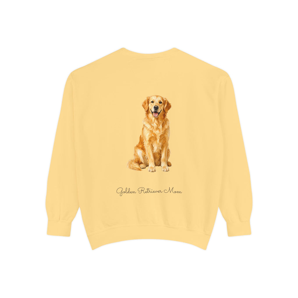 Golden Retriever Mom Shirt, Painterly Golden Dog Mom Tee, Cute Golden Lover Gift, Dog Owner Sweatshirt for Her