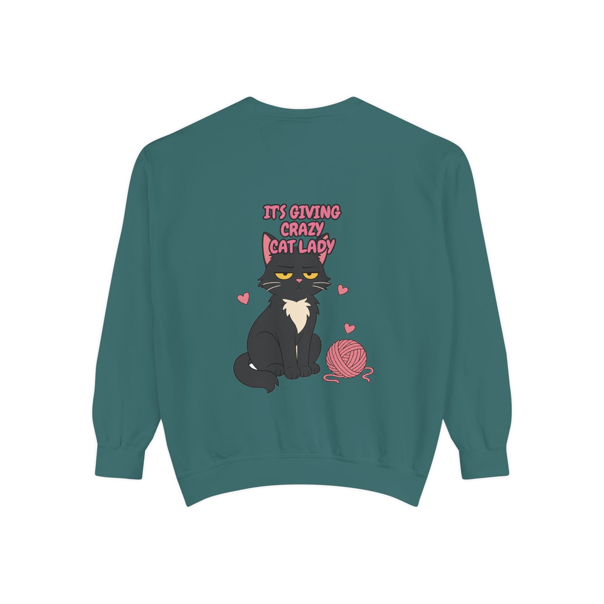It's Giving Crazy Cat Lady Shirt, Funny Cat Mom Tee, Cat Lover Gift, Sarcastic Cat Owner Sweatshirt