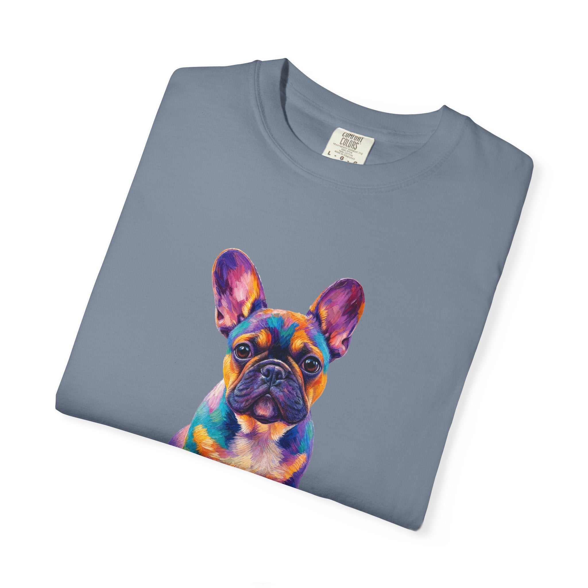 French Bulldog Shirt, My Emotional Support Human Is Offline Tee, Funny Frenchie Dog Mom Gift, Painterly Dog Lover Sweatshirt