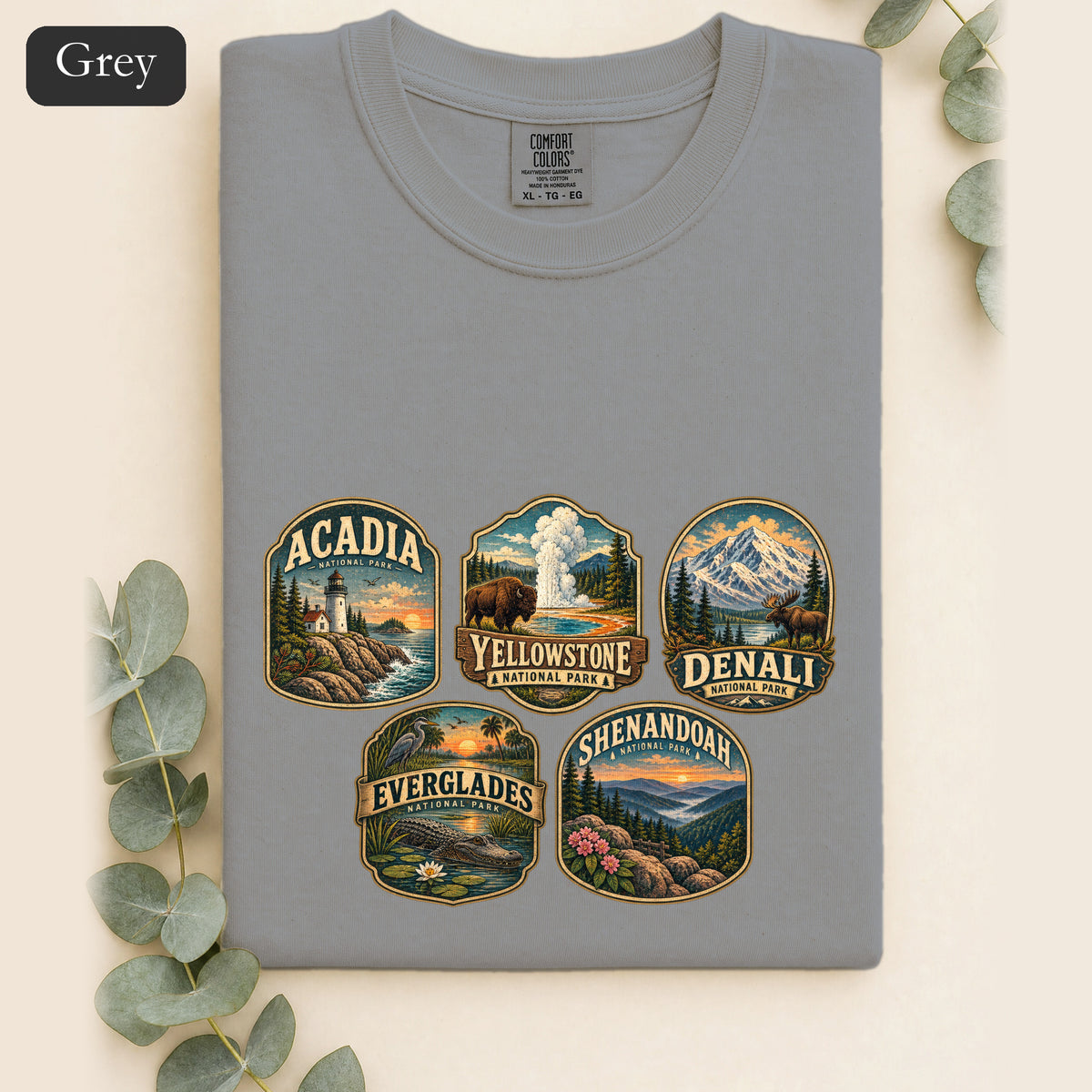 Southwest National Parks Shirt, Desert Badge Tee, Arizona Utah Hiking Gift, Retro Adventure Cactus Sweatshirt