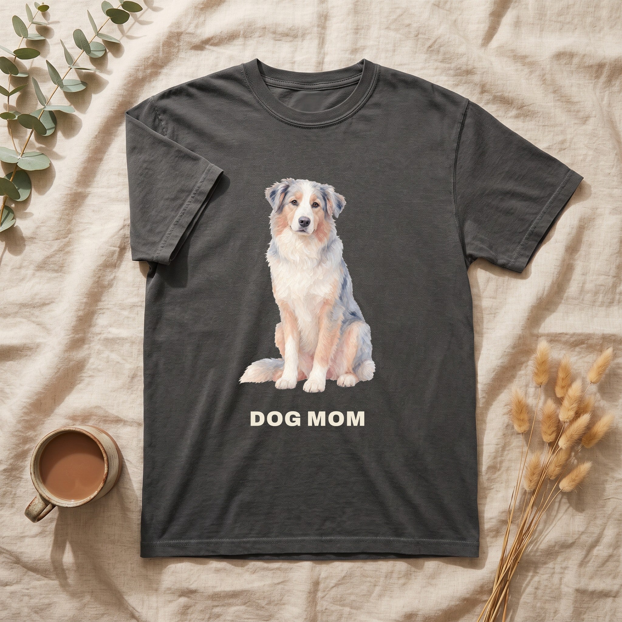 Dog Mom Shirt, Pastel Painterly Dog Tee, Cute Dog Lover Gift, Dog Owner Sweatshirt for Her
