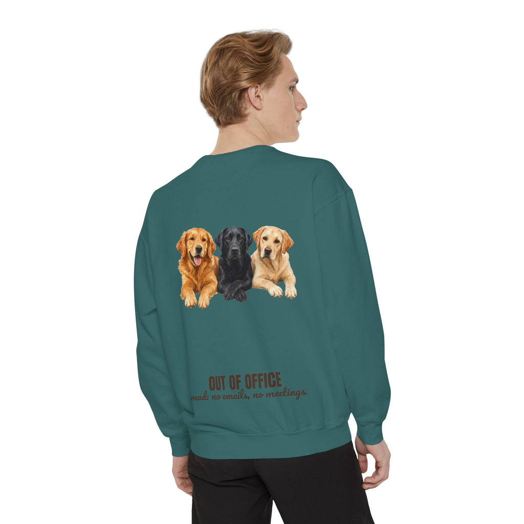 Out of Office Dogs Shirt, No Emails No Meetings Tee, Funny Work Dog Lover Gift, Lazy Weekend Sweatshirt