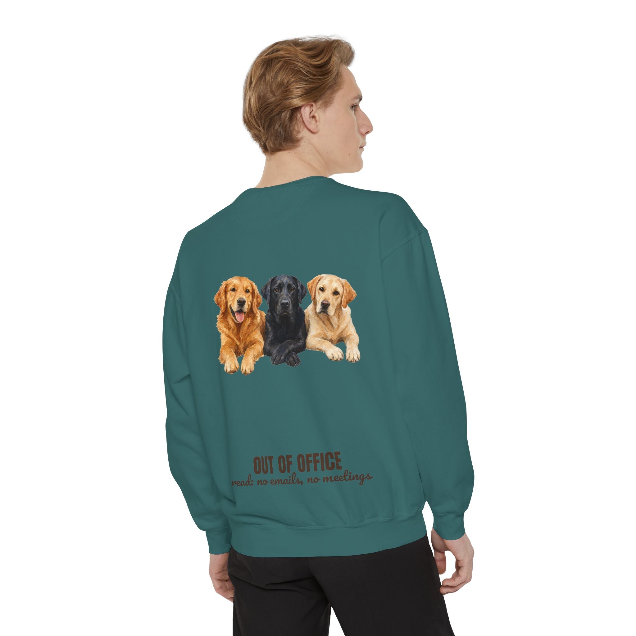 Out of Office Dogs Shirt, No Emails No Meetings Tee, Funny Work Dog Lover Gift, Lazy Weekend Sweatshirt