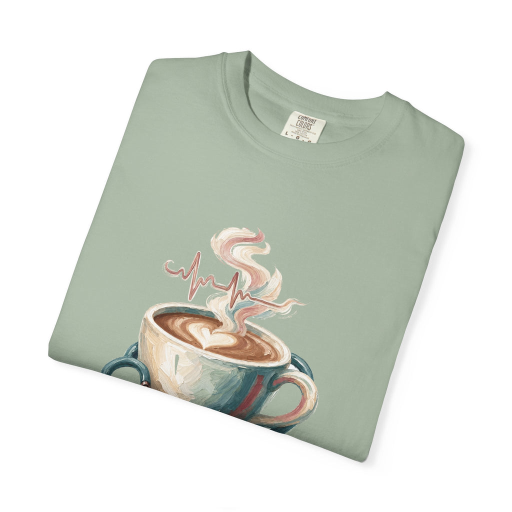 Nurse Shirt, Fueled by Coffee and Compassion Tee, Nurse Week RN Gift, Painterly Nurse Coffee Sweatshirt
