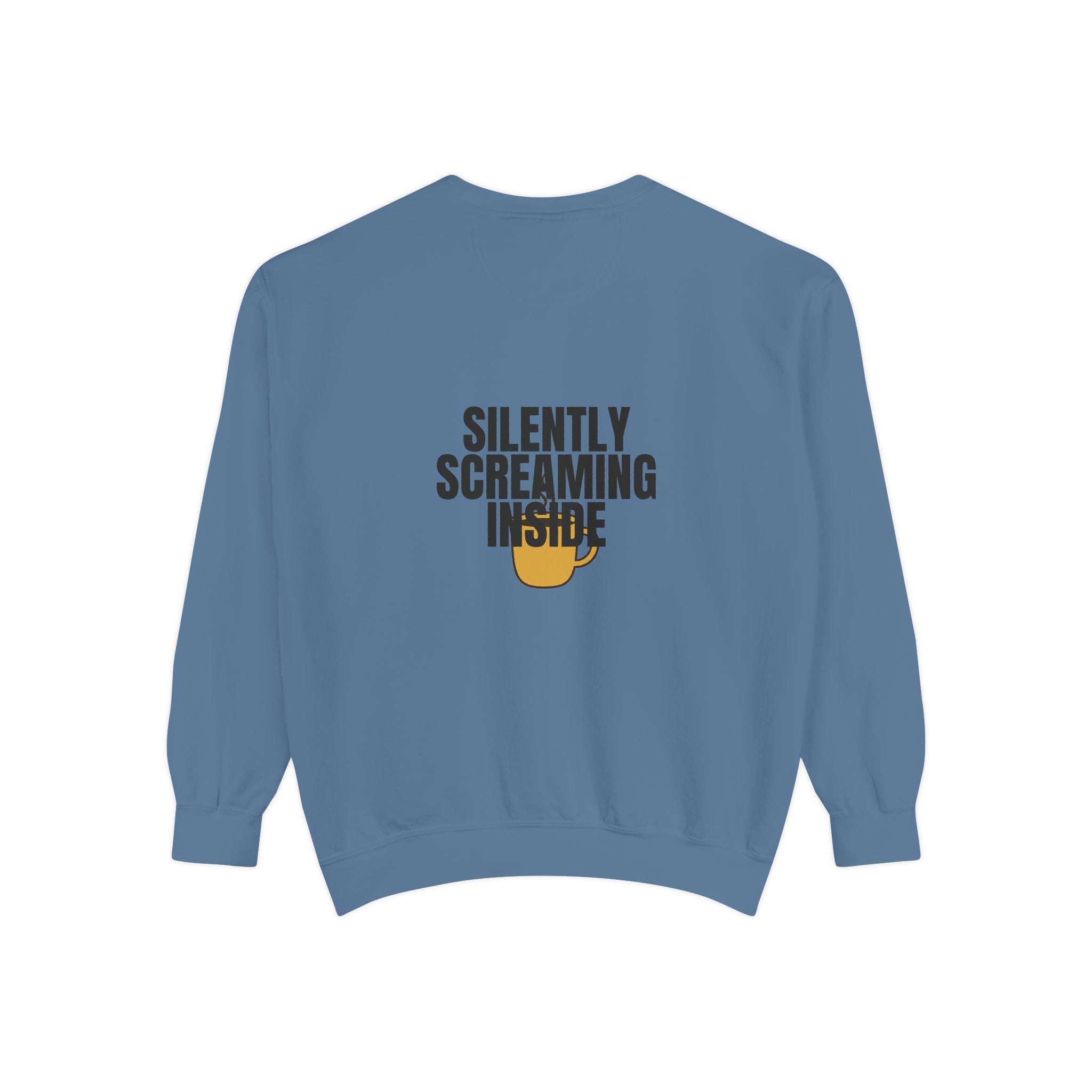 Silently Screaming Inside Shirt, Funny Sarcastic Tee, Coffee Lover Gift, Introvert Humor Sweatshirt