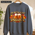 Oktoberfest beer mugs and fall leaves Sweatshirt | It's that time of year