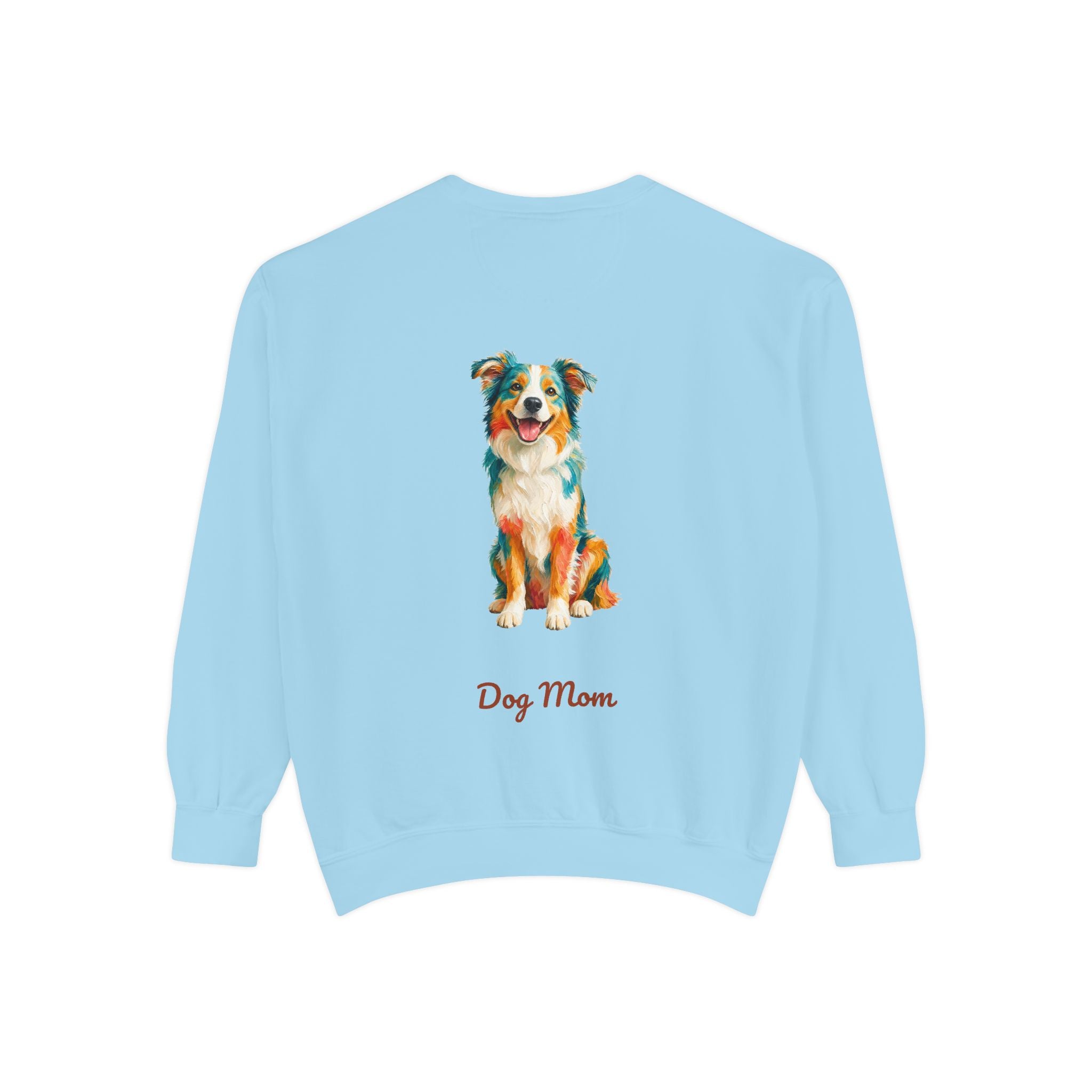 Dog Mom Shirt, Vibrant Painterly Dog Tee, Bold Dog Lover Gift, Colorful Dog Owner Sweatshirt