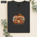 Howdy Autumn Pumpkin Shirt | Fall Patchwork Pumpkin Design, Vintage design