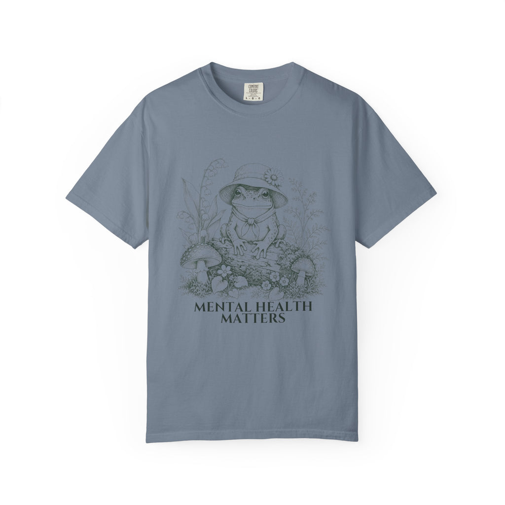 Mental Health Matters Shirt, Cute Frog Tee, Mental Health Awareness Gift, Kawaii Frog Sweatshirt