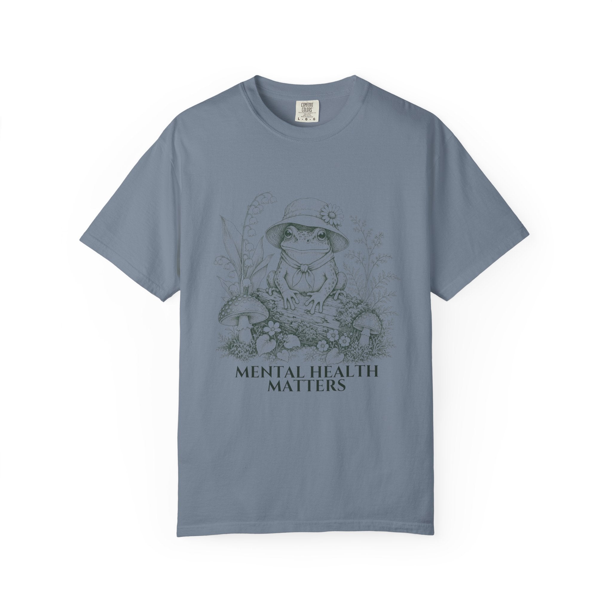 Mental Health Matters Shirt, Cute Frog Tee, Mental Health Awareness Gift, Kawaii Frog Sweatshirt