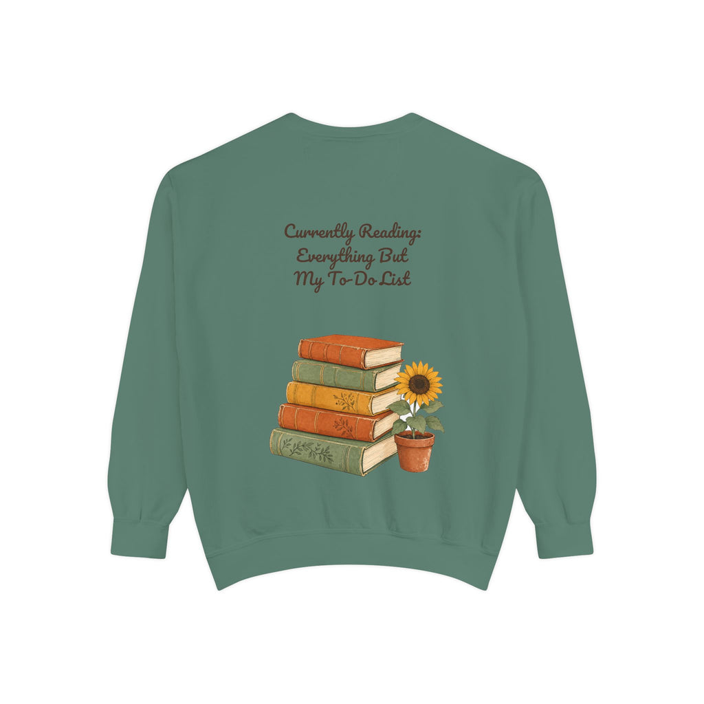 Currently Reading Everything But My To-Do List Shirt, Funny Bookish Tee, Book Lover Reader Gift