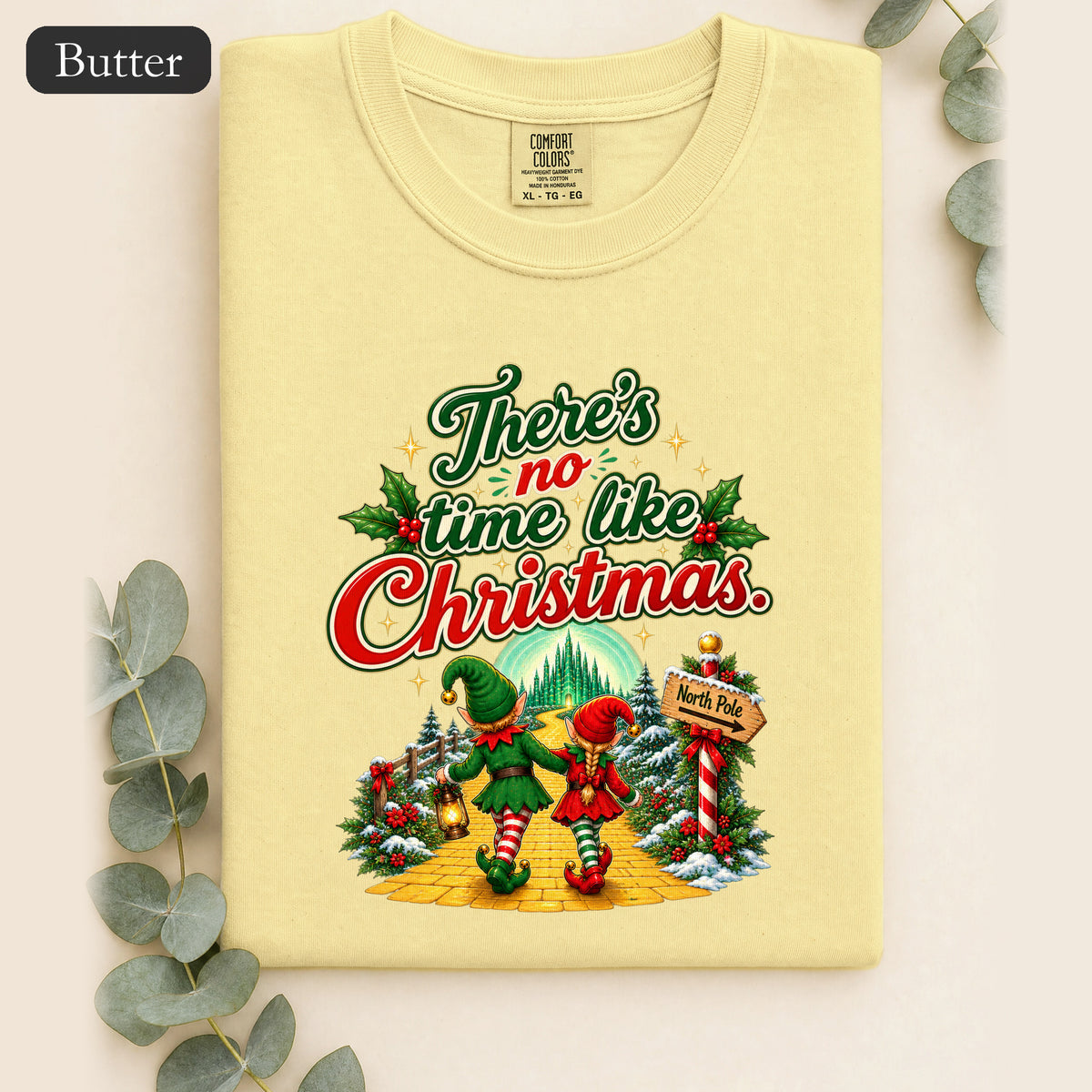 There is No Time Like Christmas Shirt | Elf Holiday Design