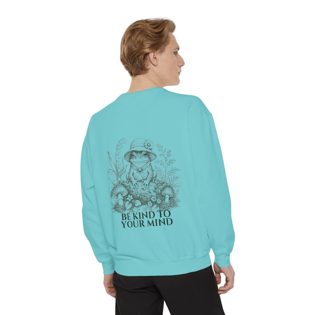 Be Kind To Your Mind Shirt, Cute Frog Tee, Mental Health Awareness Gift, Kawaii Frog Sweatshirt