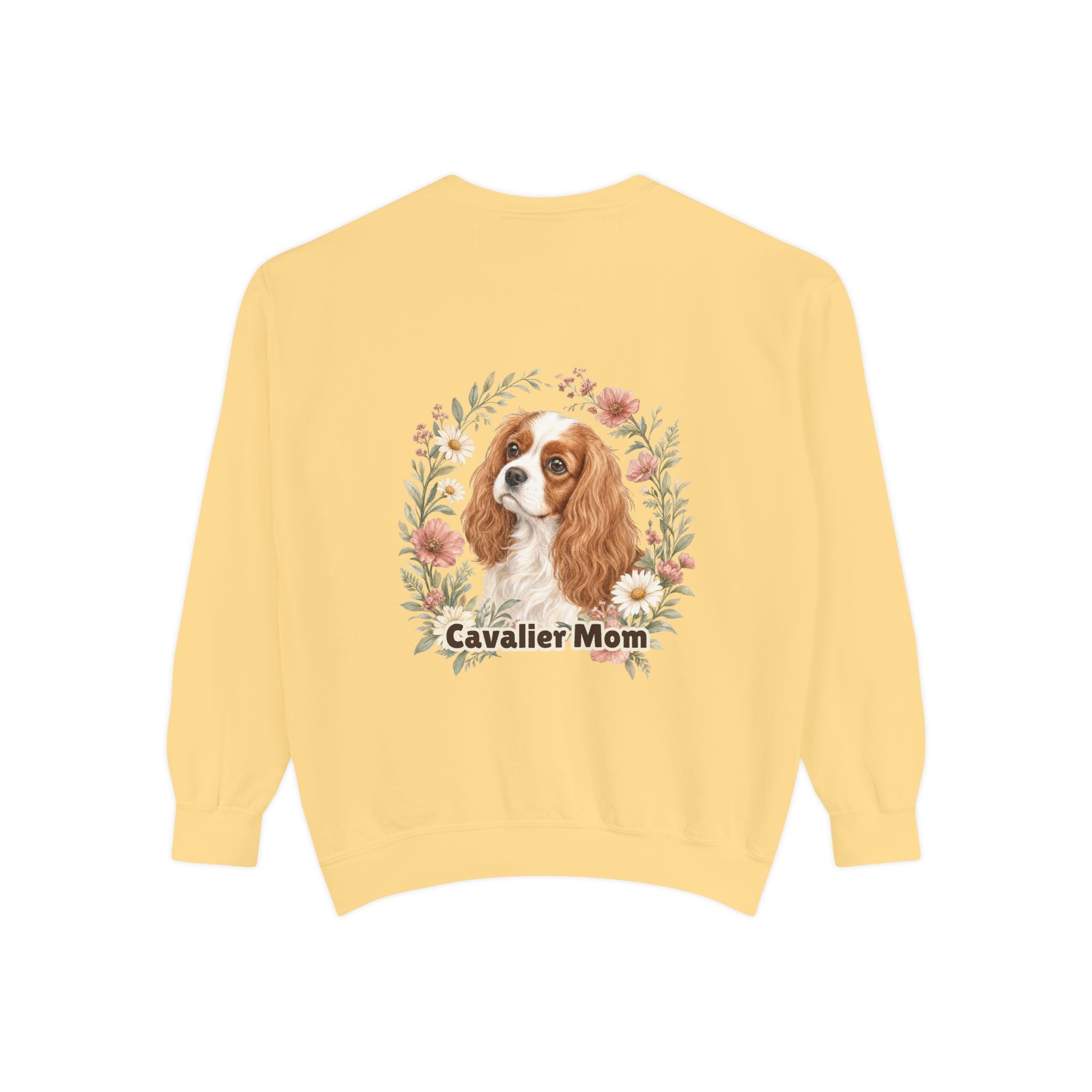 Cavalier Mom Shirt, Cavalier King Charles Spaniel Tee, Dog Mom Gift, Wildflower Dog Lover Sweatshirt