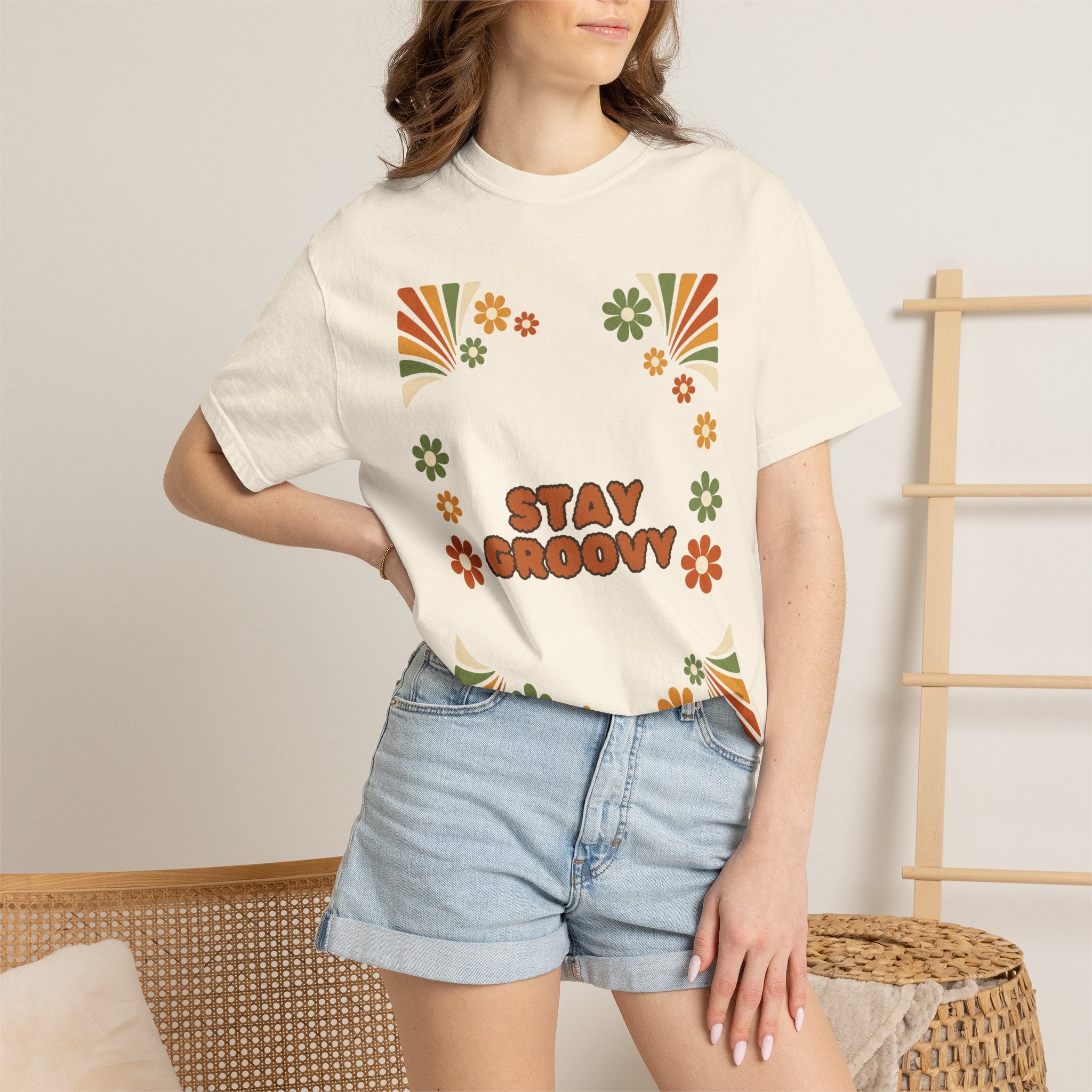 Stay Groovy Shirt, Retro 70s Tee, Groovy Aesthetic Gift, Positive Vibes Sweatshirt