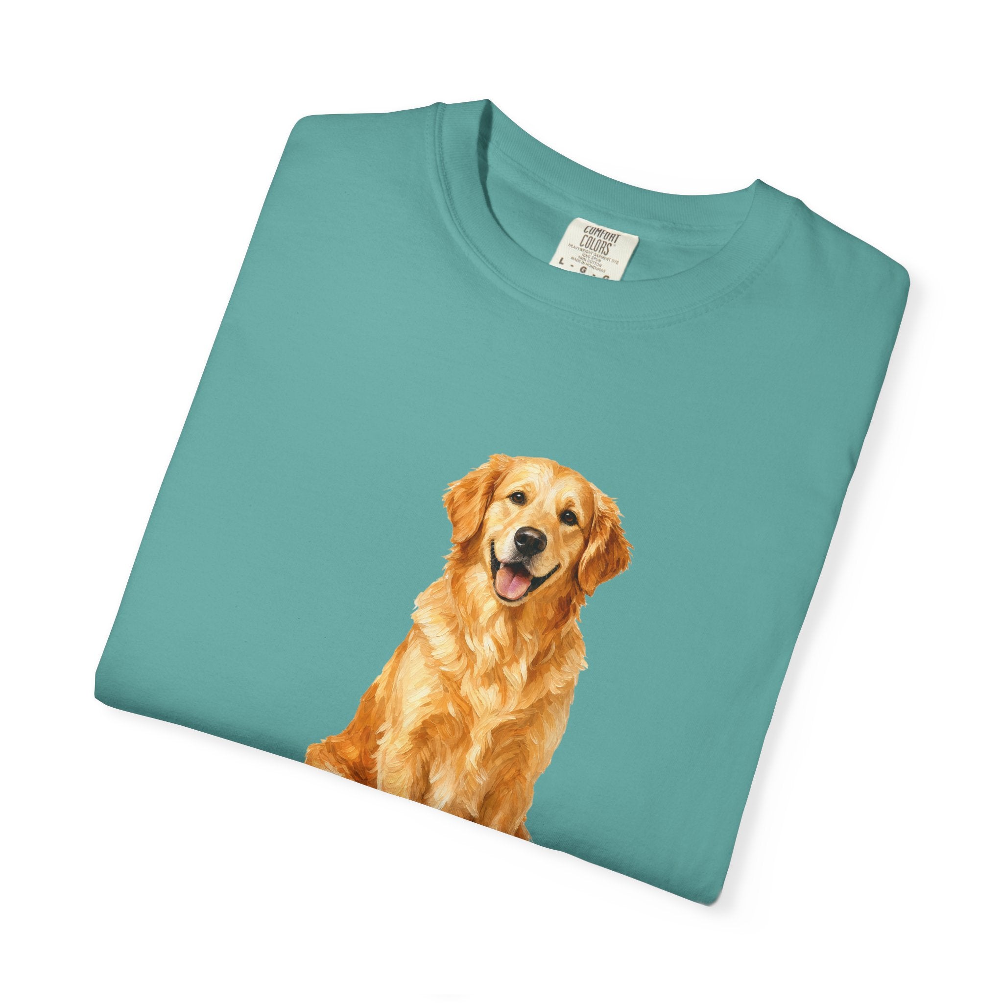 Golden Retriever Mom Shirt, Painterly Golden Dog Mom Tee, Cute Golden Lover Gift, Dog Owner Sweatshirt for Her