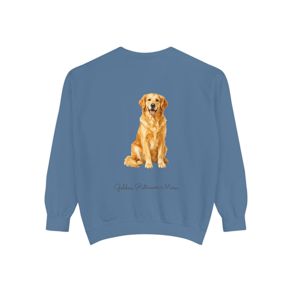Golden Retriever Mom Shirt, Painterly Golden Dog Mom Tee, Cute Golden Lover Gift, Dog Owner Sweatshirt for Her
