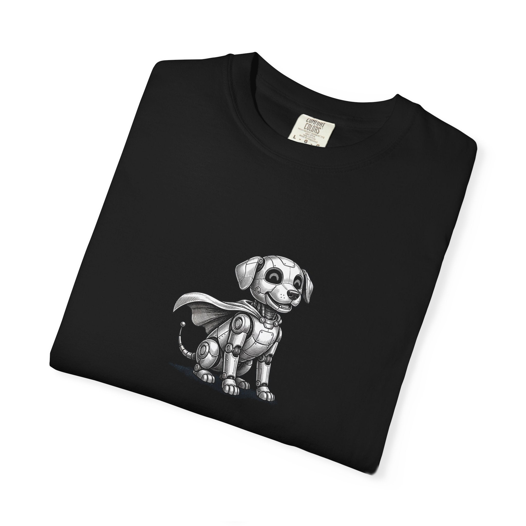 Robot Dog T-Shirt — Waiting for My Human to Reboot, Funny AI Tee