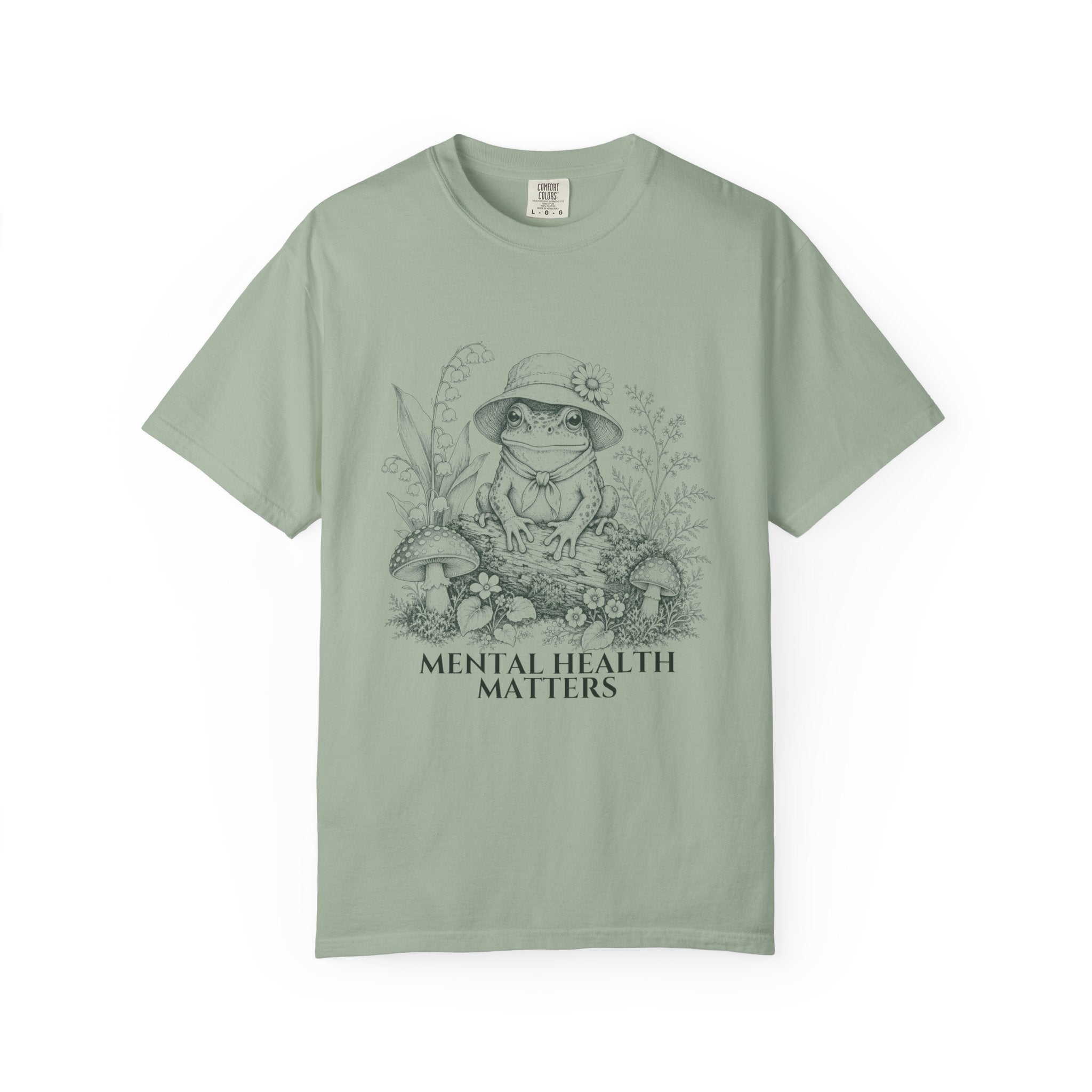 Mental Health Matters Shirt, Cute Frog Tee, Mental Health Awareness Gift, Kawaii Frog Sweatshirt