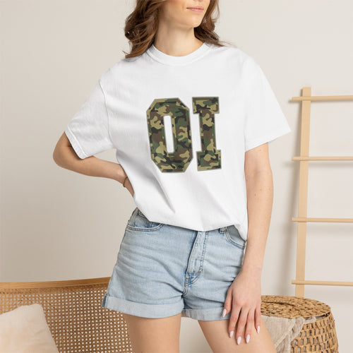 Camo OI T-Shirt — Organic Intervention, Military Number Tee