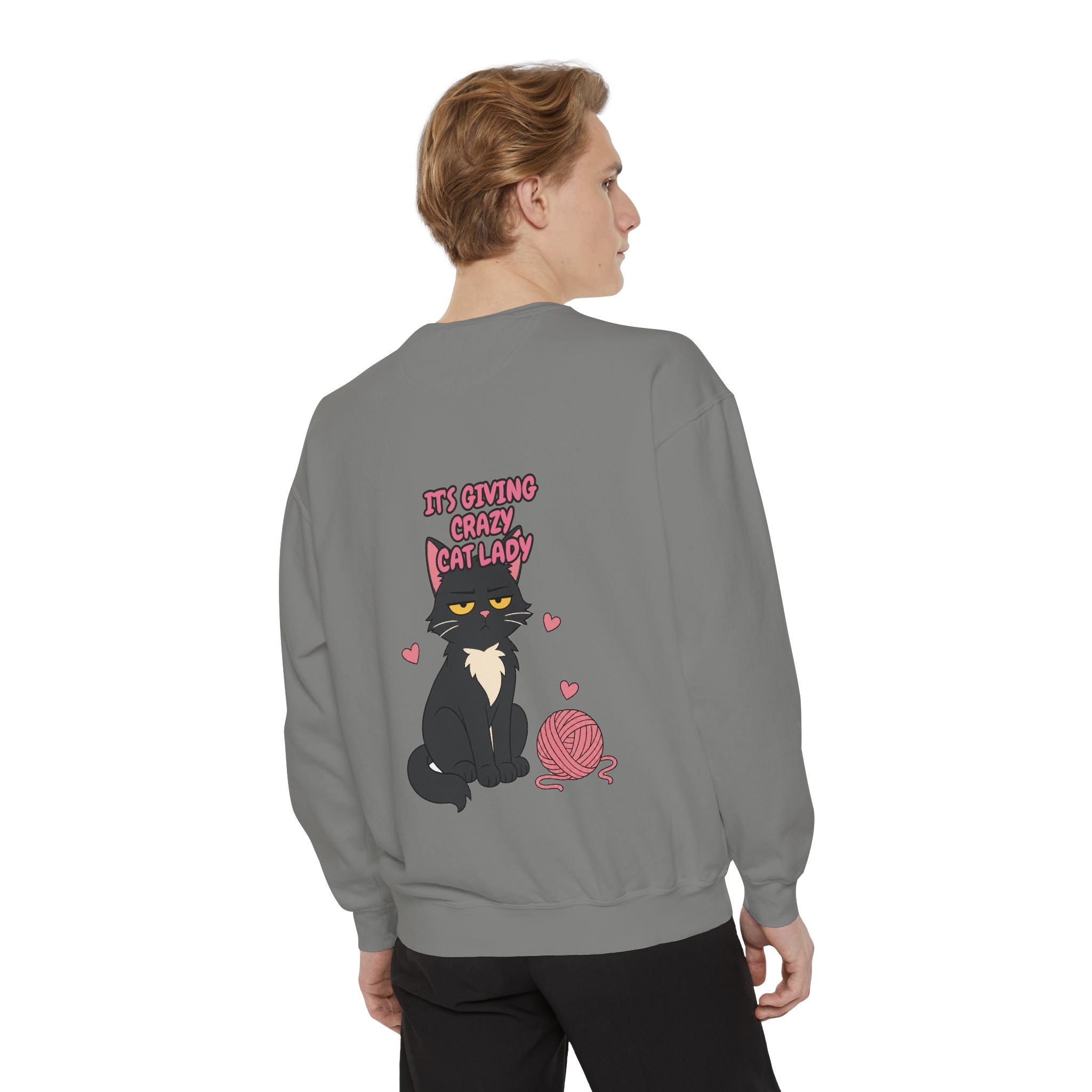 It's Giving Crazy Cat Lady Shirt, Funny Cat Mom Tee, Cat Lover Gift, Sarcastic Cat Owner Sweatshirt