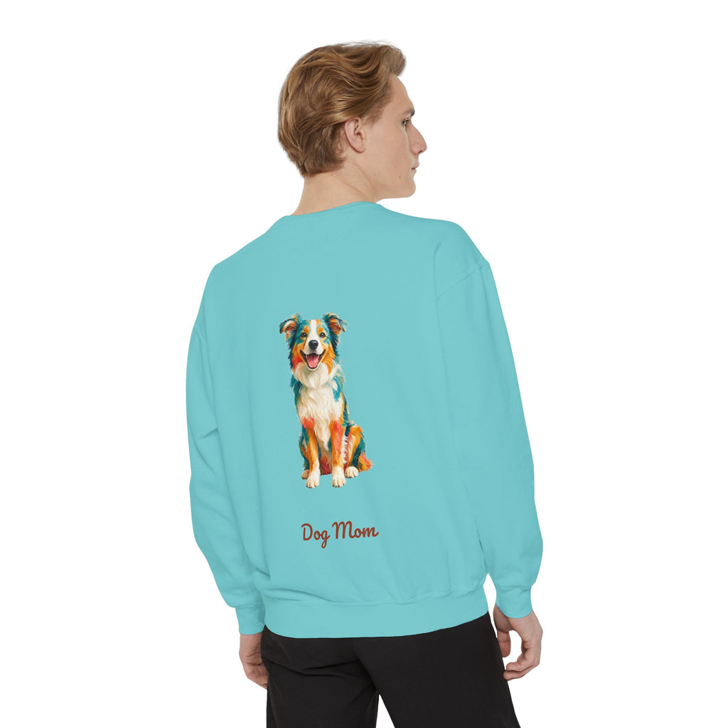 Dog Mom Shirt, Vibrant Painterly Dog Tee, Bold Dog Lover Gift, Colorful Dog Owner Sweatshirt