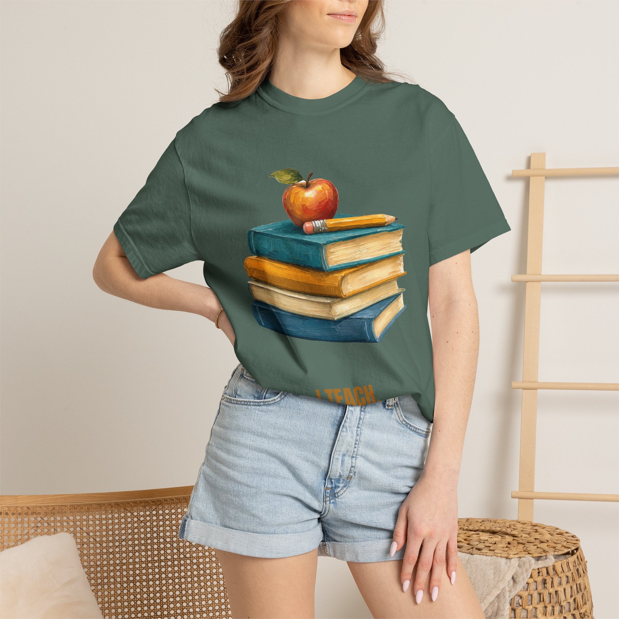 Teacher Shirt, I Teach What's Your Superpower Tee, Teacher Appreciation Gift, Painterly Back to School Sweatshirt